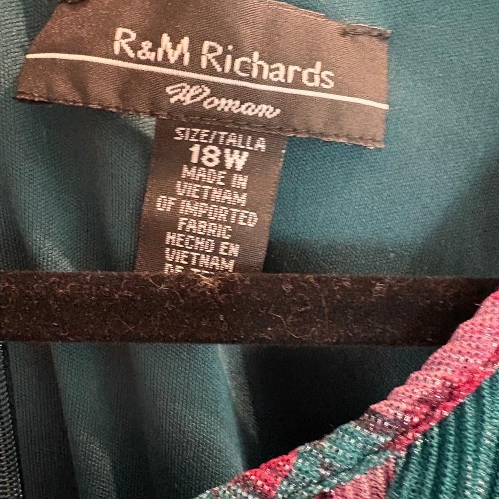 NWT R&M Richard floral long Dress 18W - Picture 6 of 7
